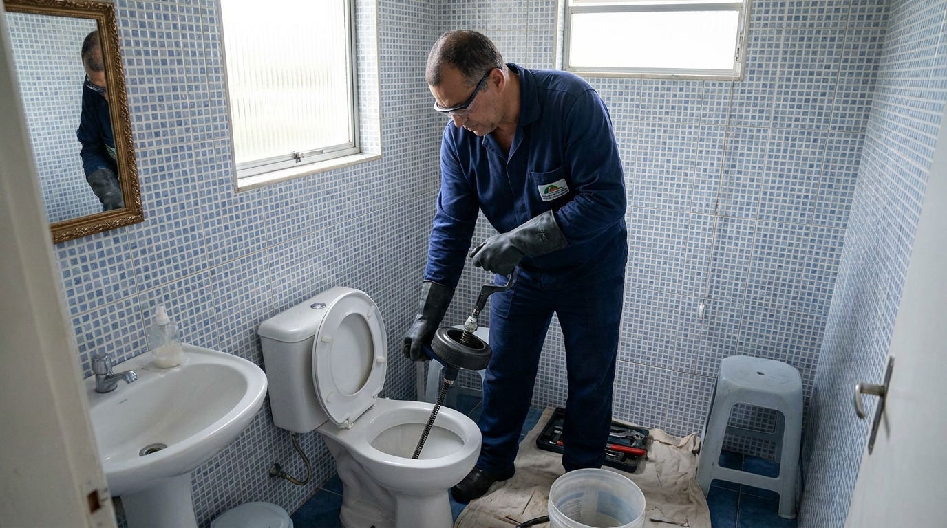 Desentupimento de vaso profissional em Jaboatão dos Guararapes‑PE